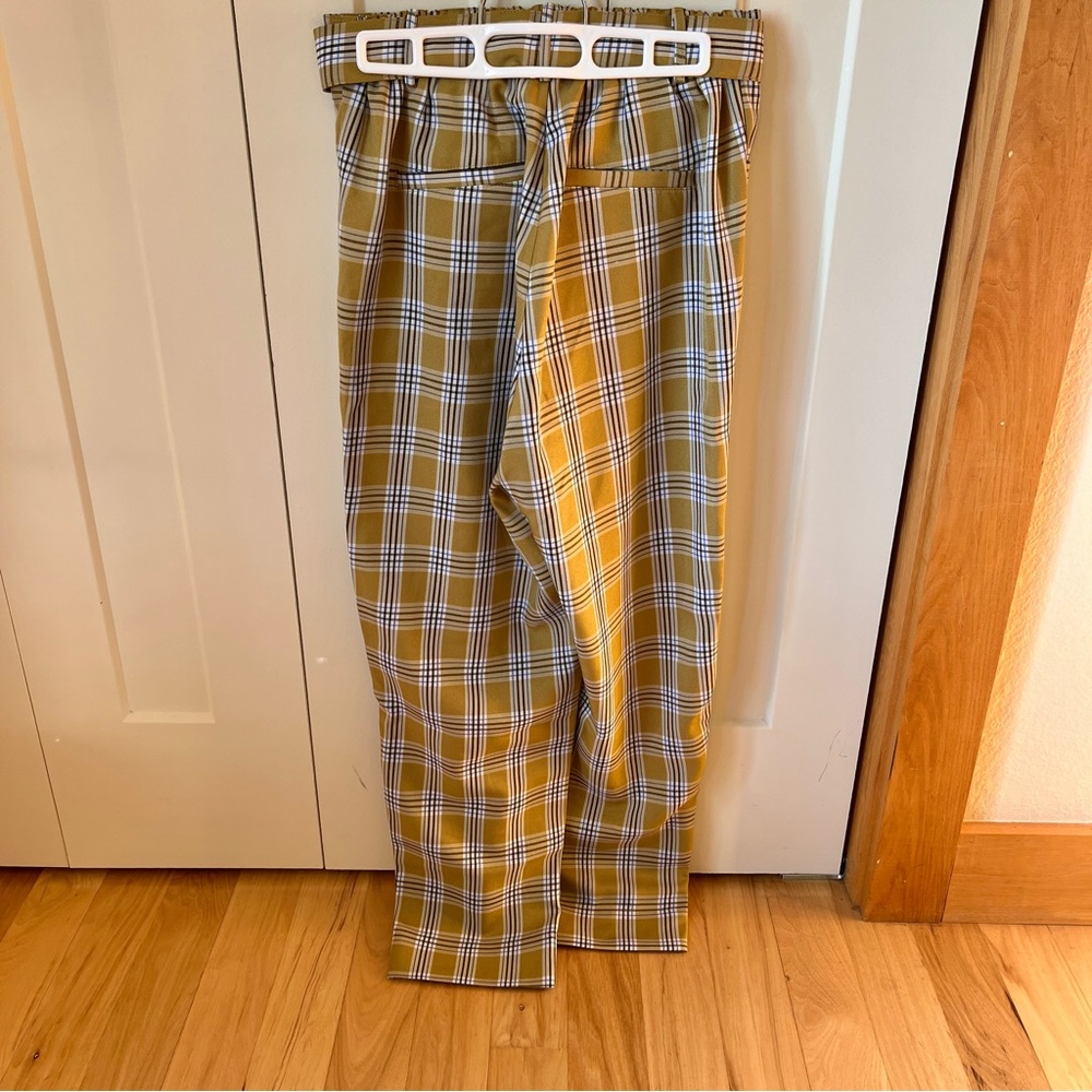 Unique Vintage Size Small (4) Plaid Straight Leg Pants - Picture 6 of 9